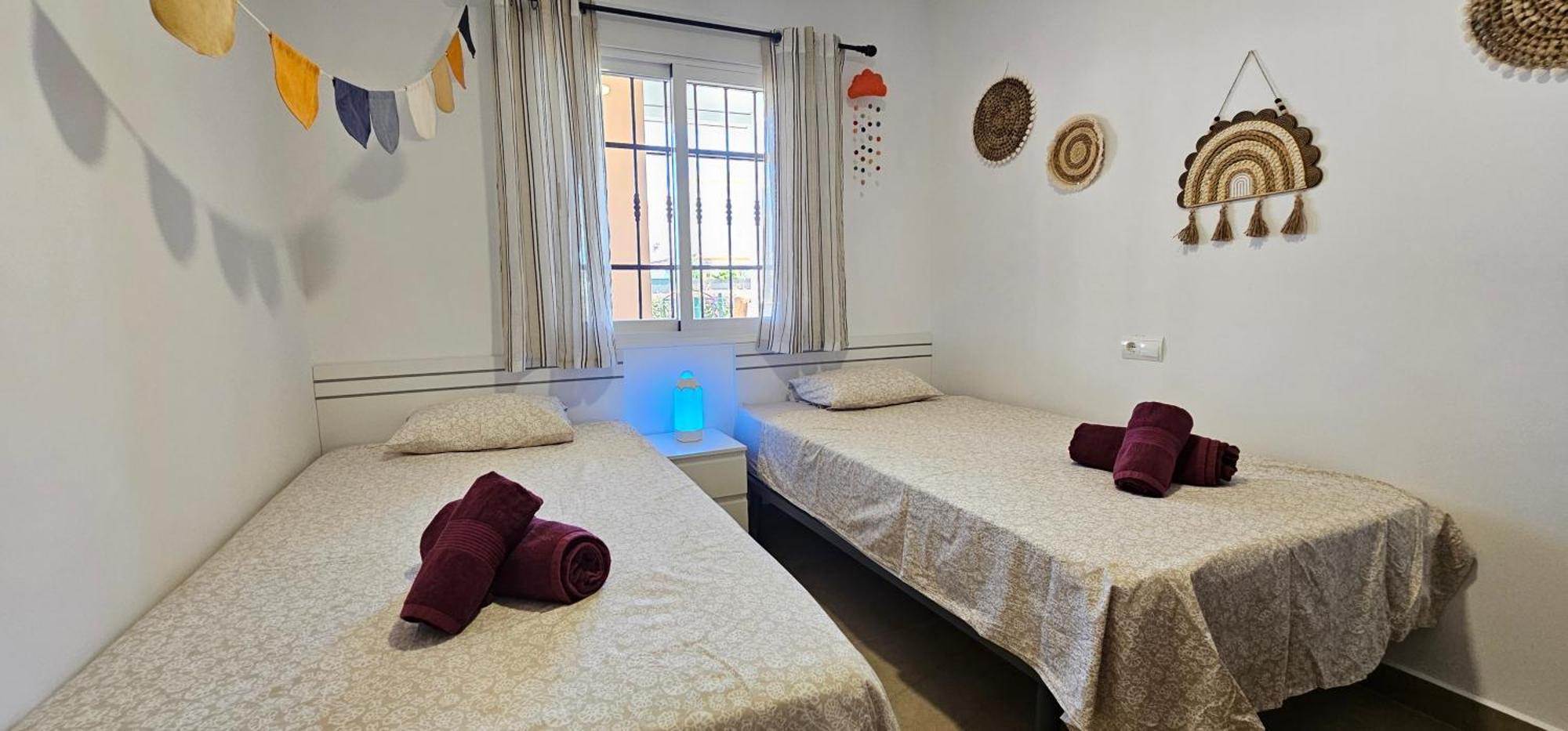 Apartamentos Paraiso Vera Playa: Beachfront with Private Pool and Garden Exterior photo